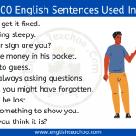 100 English Sentences Used In Daily Life