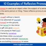 10 Examples of Reflexive Pronoun In A Sentences