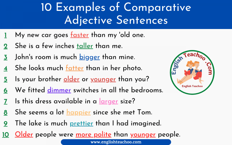 Comparative Phrases Examples