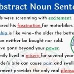 20 Examples of Abstract Noun Sentences