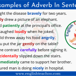 10 Examples of Adverb In Sentences