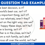 Question Tag Examples - English Grammar