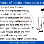 10 Examples Of Double Preposition