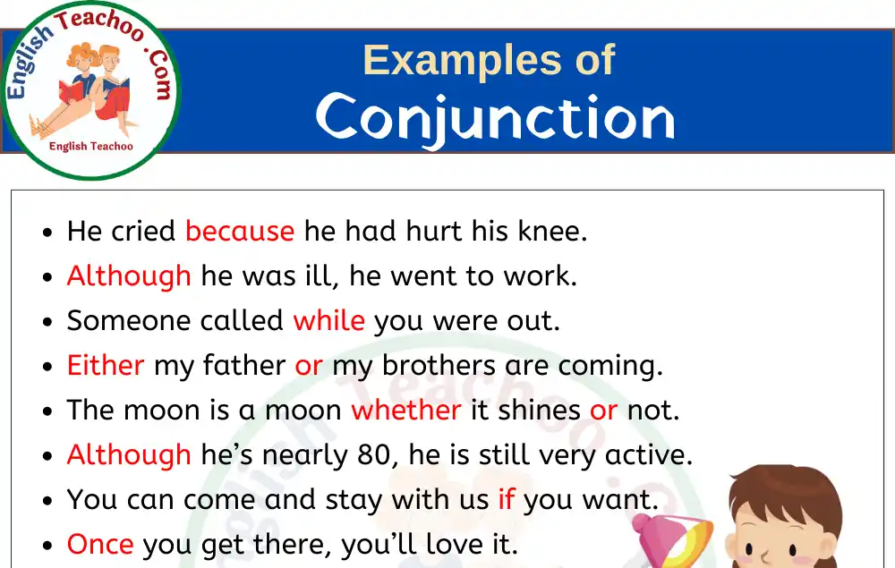 Conjunction Examples Sentences