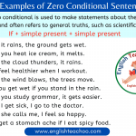 10 Examples of zero conditional sentences