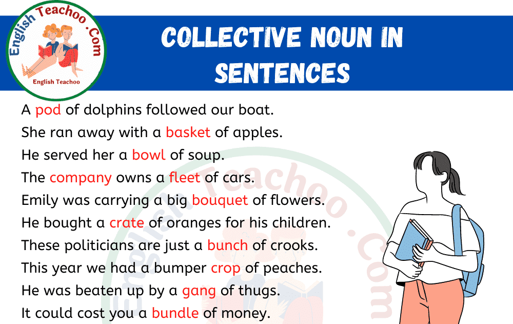 20 Examples Of Collective Noun In Sentences EnglishTeachoo