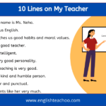 10 Lines on My Teacher
