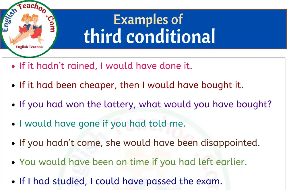 20 Examples Of Third Conditional Sentences EnglishTeachoo