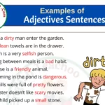 20 Examples of Adjectives Sentences