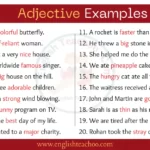 30 Examples of Adjectives In Sentences Adjective Sentences Examples